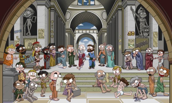 La escuela de Atenas